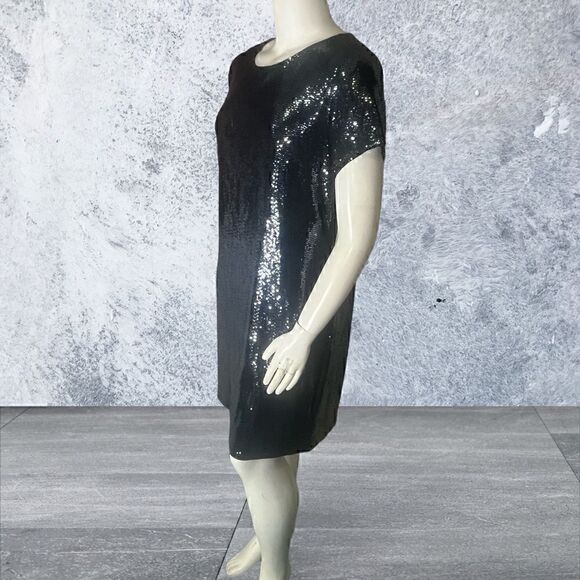 Bebe Plus Size Bling Shirt Dress - Picture 2 of 4